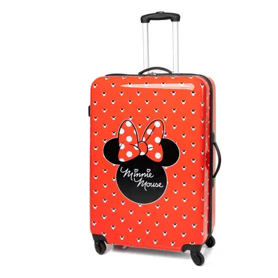 (Medium) Disney Minnie Mouse Suitcase Cabin Small Medium OR Large Hard Cover Trolley