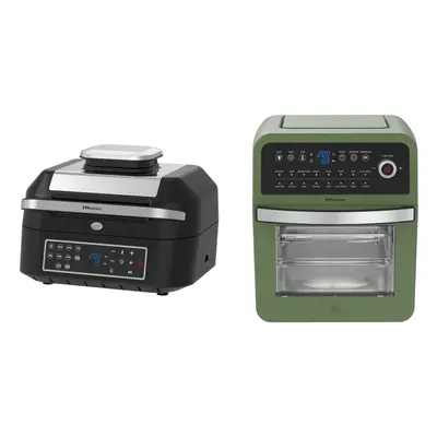 Emtronics Air Fryer 6.3 & Sage Green Litre Kitchen Set