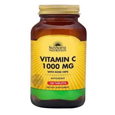 Sunshine Nutrition Vitamin C With Rosehips Tablets production healthy skin & joints 1000mg