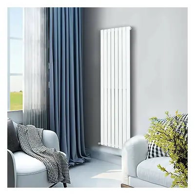 (White, 600x612 mm Double) MCC Radiator Horizontal Vertical Designer Flat Panel Central Heating 