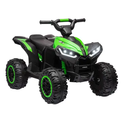 HOMCOM 12V Electric Quad Bikes for Kids Ride On Car ATV Toy for Years Green