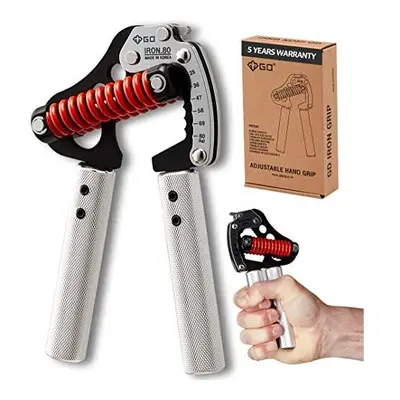 GD Iron Grip Hand Grip Strengthener (Adjustable Hand Grips for Strength Training) Wrist and Fore