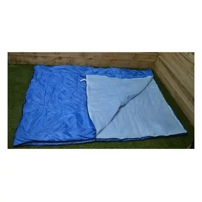 Double / Person Camping Sleeping Bag with Zip & Stuff Sack