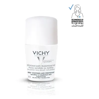 Vichy Deodorant Hour Anti-Perspirant Sensitive, Depilated Skin 50ml