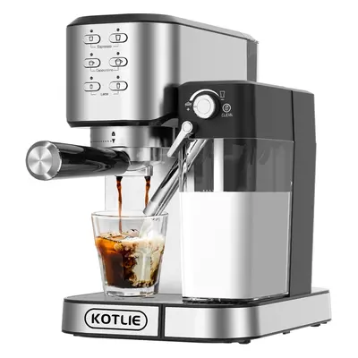 KOTLIE Espresso Coffee Machine with Automatic Milk Frother, 20Bar One-Touch Coffee Machines for 