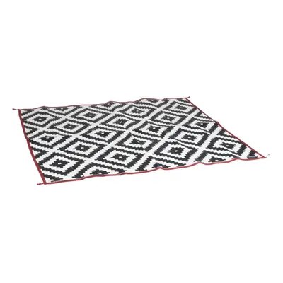 Bo-Camp Outdoor Rug Camping Mat Patio Rug Chill mat Lewisham Black and White