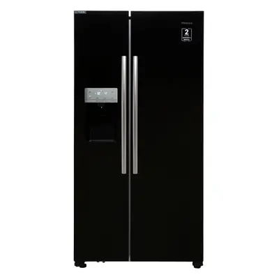 Hisense RS694N4IBF American Fridge Freezer - Black