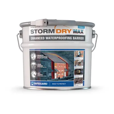 Stormdry MAX - Enhanced Waterproofing, Crack-Bridging and Anti-Graffiti Protection Barrier