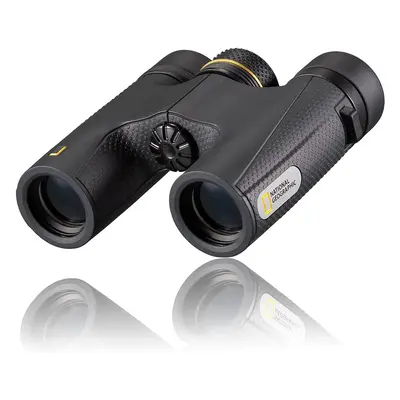 National Geographic x pocket binoculars BAK-4 prisms including case and carrying strap