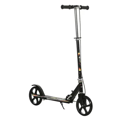 HOMCOM Foldable Kick Scooter for Kids w/ Adjustable Height, Break, Big Wheels