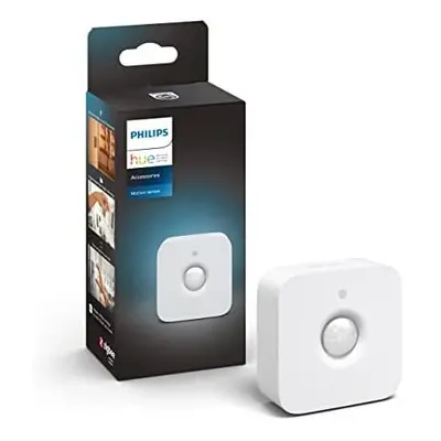 Philips Hue Indoor Motion Sensor with Wireless Control. Smart Lighting Accessory.