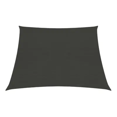 vidaXL Sunshade Sail g/mÂ² Anthracite 3/4x3 m HDPE Garden Sunscreen Canopy