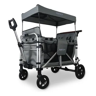 (Grey) FUXTEC folding wagon - CTXL900 - for up to children