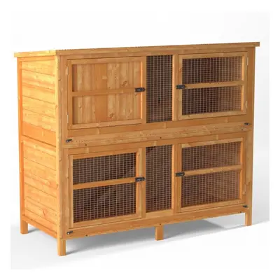 4ft Chartwell Double Luxury Rabbit Guinea Pig Hutch