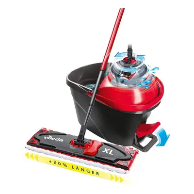 Vileda Floor mop, red, Set