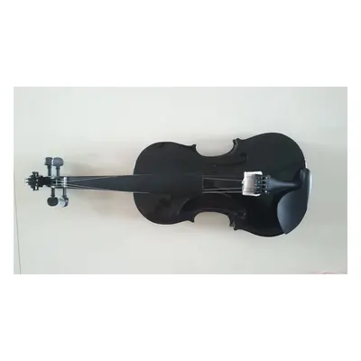 (1/4, Black) Violin full maple spruce with bow rosin