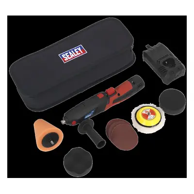 Cordless Mini Sander/Polisher Kit Ø75mm 12V Lithium-ion