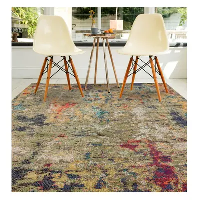 (Gardenia, X-Large 200x300 cm (6'6"x9'10")) Colores Rug for Living Room Bedroom Bright Multi Col