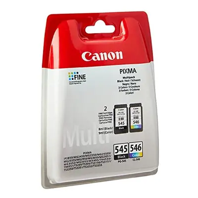 Canon Original Ink PG-545 and CL-546 Colour and Black for Pixma MG2450