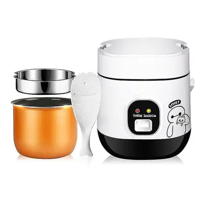 (1.2l Mini Rice Cooker Layers Steamer Multifunction Cooking Pot Electric Insulation Heating Cook