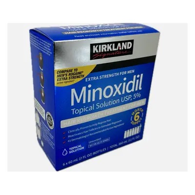 (12 Month Supply) Kirkland Signature Minoxidil Topical Solution Months Supply