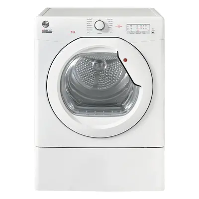 Hoover HLE V8LG Vented Tumble Dryer - 8kg - White - C Rated - Freestanding - HLEV8LG