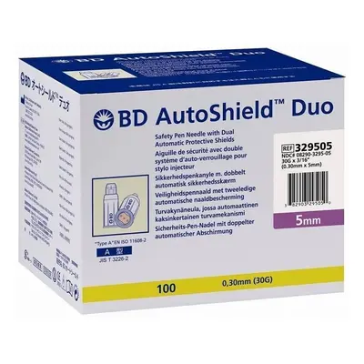 BD Autoshield Duo Safety Pen Needles 5mm 30G x