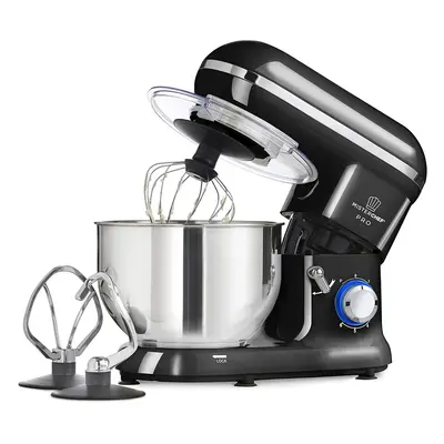 MisterChefÂ® PRO Black Food Stand Mixer 1600W, Year Warranty