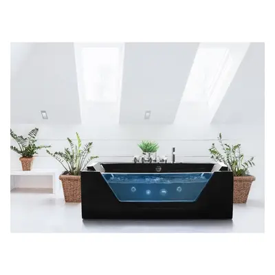 Black Whirlpool Bath SAMANA