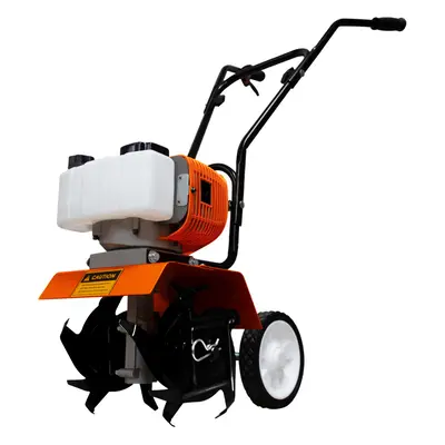 Petrol Cultivator Rotavator Cordless Garden Tiller 52CC 1.65kW 4000RPM Blades