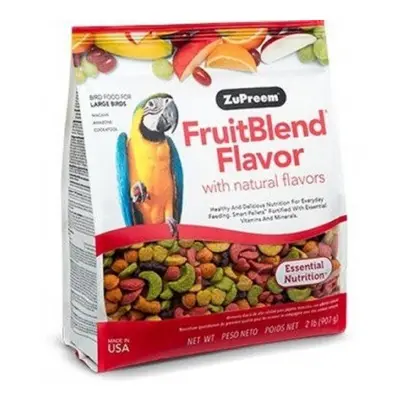 (2 lb) Zupreem Fruitblend Natural Flavr Large Parrot Food