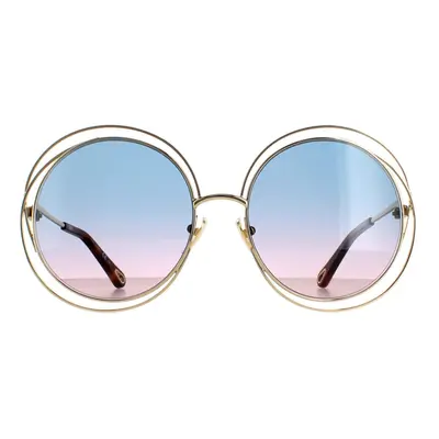 Chloe Sunglasses CH0045S Gold Blue Pink Gradient