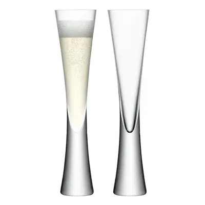 LSA International ml Moya Champagne Flute, Clear (Pack of 2)