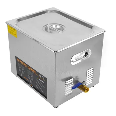 Digital Ultrasonic Cleaner 10L Steel Ultra Sonic Bath Cleaning Tank Timer Heater