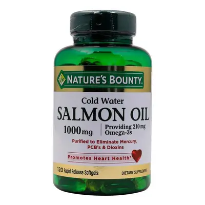 Nature's Bounty Salmon Oil 1000mg Softgels 120's