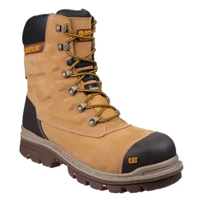 (9 UK, Honey) Caterpillar Adults Premier Waterproof Composite Work Boots