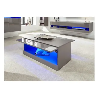 (Grey) Galicia LED Lift Up High Gloss Front Coffee Tables