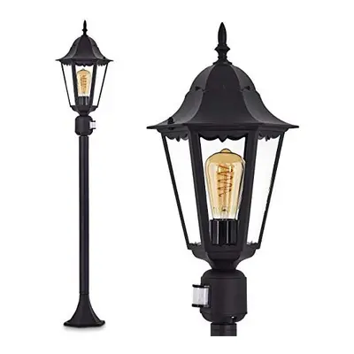 Outdoor floor lamp Hong Kong with motion detector, floor lamp in antique look, cast aluminium in