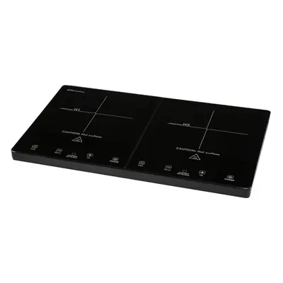 (Black, Double) EMtronics Counter Top Induction Hob - Black