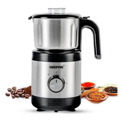 Geepas Coffee Grinder Food Processor 450W Electric Wet & Dry Grinder