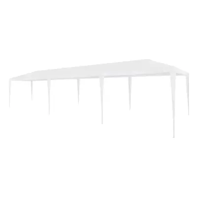 vidaXL Party Tent 3x9m PE White Outdoor Garden Gazebo Marquee Canopy Pavilion