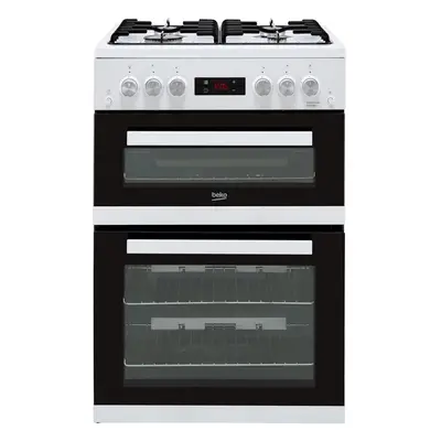 Beko KDG653W 60cm Gas Cooker with Full Width Gas Grill - White