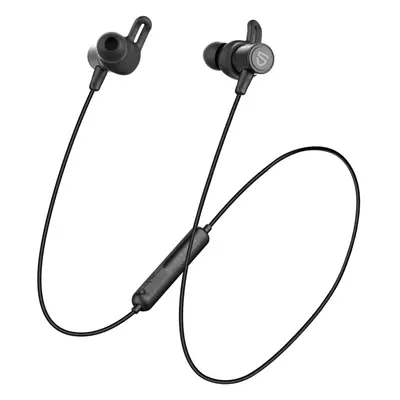 SoundPEATS Bluetooth Earphones with Mic, Q30 HD Dual 5.0 Wireless Earbuds Magnetic IPX6 Running 