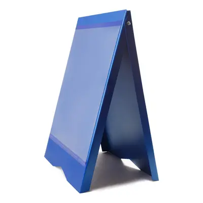 (Blue, No) A-Board Pavement Sign Board Stand PVC A2 Posters