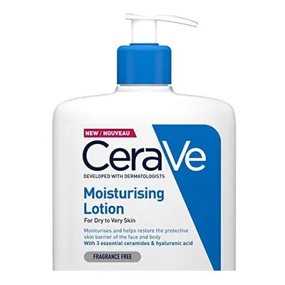 Moisturising Lotion Litre with Hyaluronic Acid and Essential Ceramides Daily Face Body Moisturis