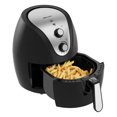 EMtronics Air Fryer 4.5L with Minute Timer - Black