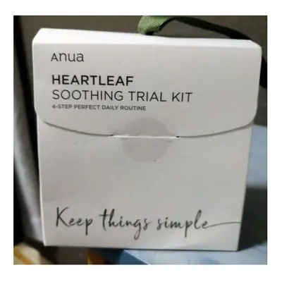 Anua Heartleaf Soothing Trial Kit step Perfect Daily Routine Keep Thing Simple