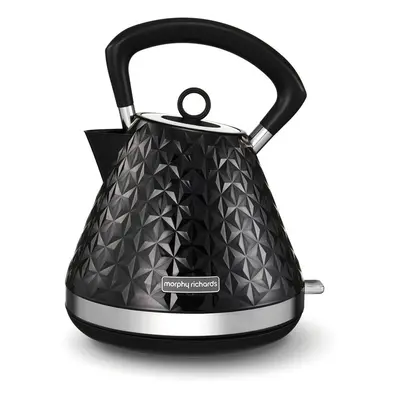 Morphy Richards Vector Pyramid Kettle Traditional Kettle Black