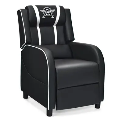 Gaming Recliner Chair PU Leather Single Recliner Sofa Adjustable