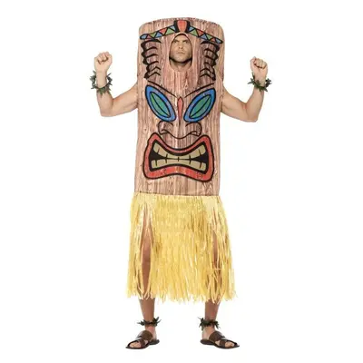 Tiki Totem Costume With Skirt Wrist & Ankle Cuffs - costume totem fancy dress tiki hawaiian mens